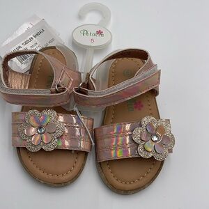Petalia Size 5 Rose Gold Sandals